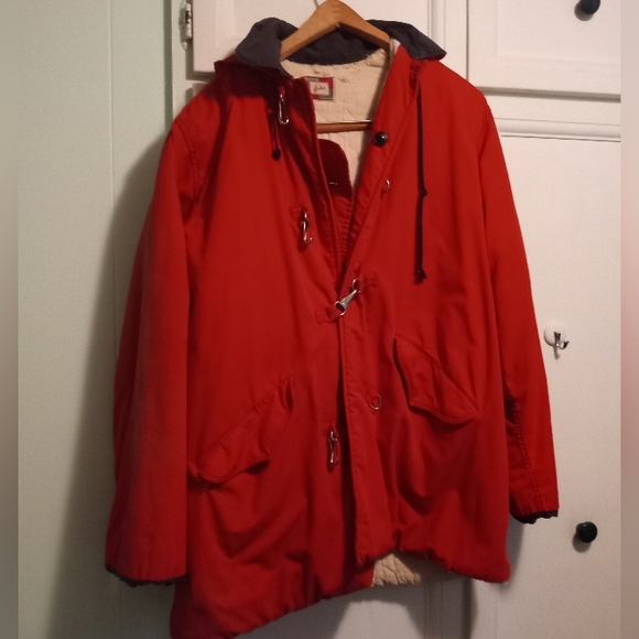 1950s vintage red jacket - Picture 1 of 7